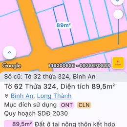 CHỈ 1,25 TỶ – SỞ HỮU ĐẤT GẦN SÂN BAY LONG THÀNH – HIẾM CÓ KHÓ TÌM