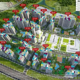 CHÍNH CHỦ BÁN CĂN HỘ 2PN 2WC – 59m², TÒA S601, THE ORIGAMI – VINHOMES GRAND PARK - THỦ ĐỨC, TP HỒ