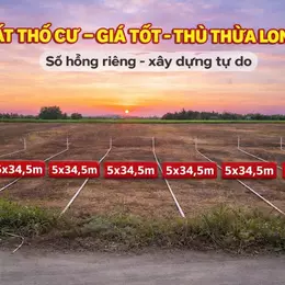 MỞ BÁN 9 LÔ MỚI CHÍNH CHỦ F0 TẠI THỦ THỪA, LONG AN