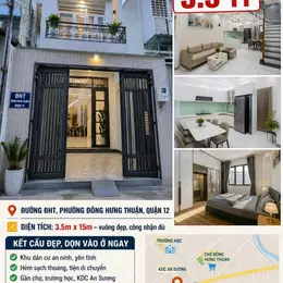 NHÀ ĐẸP ĐÔNG HƯNG THUẬN – GIÁ CHỈ 3.5 TỶ