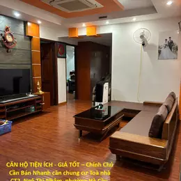 CĂN HỘ TIỆN ÍCH - GIÁ TỐT – Chính Chủ Cần Bán Nhanh căn chung cư tòa CT2 Ngô Thì Nhậm, q.Hà Đông,