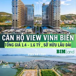 MỞ KHÓA CĂN HỘ dịch vụ SỞ HỮU LÂU DÀI duy nhất tại HẠ LONG với vố chỉỈ 350tr  mua đứt căn hộ 6*