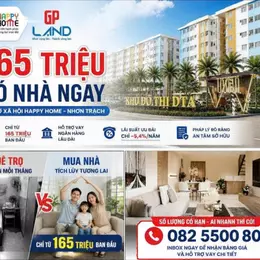 Căn hộ 2PN Nhơn Trạch giá chỉ hơn 500Tr - Khai thác cho thuê ngay, tỷ suất sinh lời 10%/năm