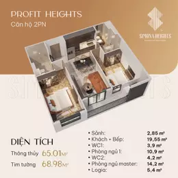 Bán Căn Hộ Cao Cấp View Tầm Nhìn Cao Hướng Biển Simona Heights Quy Nhơn