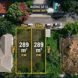 🆘🆘🆘Cần Bán gấp 2 lô đất đường số 12 Trần Não , phường bình an ,  . Q2 ,