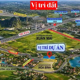 Đất nền Chương Mỹ - Lô góc 2 mặt tiền siêu hiếm - Vị trí đẹp đón sóng Metro - Hạ tầng bùng nổ