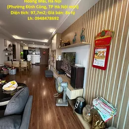CĂN HỘ FULL TIỆN ÍCH- GIÁ TỐT Chính Chủ bán Căn hộ 3pn 2vs Sky central 176 Định Công, HN