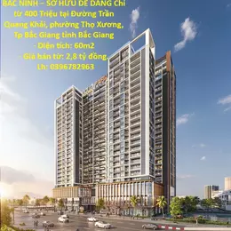 HOT CĂN HỘ 1PN+ GOLD PARK BẮC NINH – SỞ HỮU DỄ DÀNG Chỉ từ 400 Triệu tại Tp Bắc Giang tỉnh Bắc