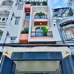 Bán Nhà Mới Xây 5 Tầng Giáp Tân Phú Hẻm ô tô 7 Chổ DT gần 60m2 Giá 7,6 Tỷ TL