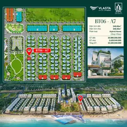 Chỉ hơn 20 tỷ sở hữu biệt thự biển 245m² tại Vlasta Sầm Sơn