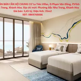 HOT HOT–CẦN BÁN CĂN HỘ CHUNG CƯ La Tiên Villas, Đ.Phạm Văn Đồng, P.Vĩnh Hòa, TP.Nha Trang, Khánh