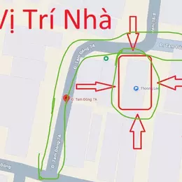 Nhà trệt lững HXH Tam Đông 7A, Thới Tam Thôn, Hóc Môn, Giá rẻ
