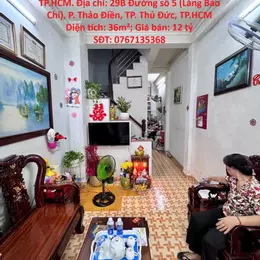 NHÀ MẶT TIỀN KINH DOANH – GIÁ TỐT – CẦN BÁN NHÀ TẠI Phường An Khánh, TP.HCM