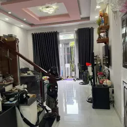 Bán nhà 4 tầng, 85m2 (5x17m) đường Lê Văn Thịnh, P. Bình Trưng Tây, Q2. Sổ hồng riêng, giá 8,7 tỷ.
