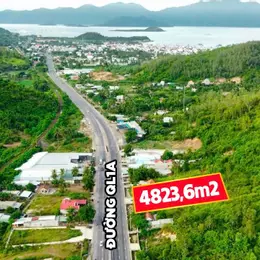 Mặt tiền QL1a Lương Sơn Tp. Nha Trang. Đất thổ cư ngang 40m có 400m2 thổ cư.!
