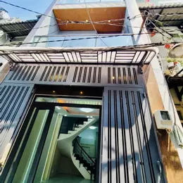 NHÀ ĐẸP 4 TẦNG, TRUNG TÂM P.10, 5 PHÒNG, CHỈ NHỈNH 5 TỶ