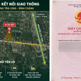 Quỹ Đất Vàng 7800m2  Mặt Tiền Tân Long - Bình Chánh - Giá Chỉ 60 Tỷ
