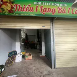 CHÍNH CHỦ CHO THUÊ QUẦY TẠI CHỢ KHƯƠNG ĐÌNH - PHƯỜNG KHƯƠNG ĐÌNH - HÀ NỘI