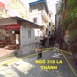 Bán nhà 5 tầng ngõ 318 La Thành, phường Ô Chợ Dừa, Hà Nội, 44.5m2 x 5 tầng, ngõ 3m, miễn TG