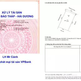 Bán nhà 5 tầng 28 Bảo Tháp, TP Hải Dương (nay là phường Tân Hưng, Hải Phòng)