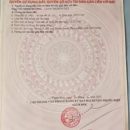 CẦN BÁN NHANH BÁN ĐẤT VƯỜN TẠI LONG THẠNH – PHỤNG HIỆP – HẬU GIANG