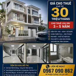 CHÍNH CHỦ CHO THUÊ CĂN BIỆT THỰ AN VƯỢNG NAM CƯỜNG