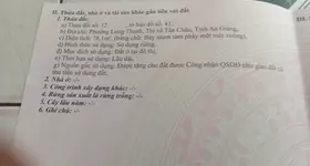 Bán nhà ở phường Long thạnh txtanchau tỉnh An Giang.dt:78m.gia 3ty500tr