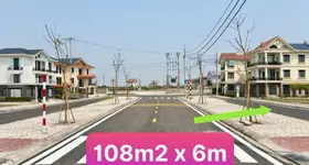 Chỉ 1.x tỷ đất quất lâm 108m2 mặt tiền 6m sát khu công nghiệp 400ha và quảng trường biển