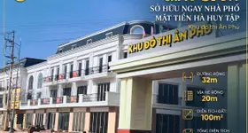 Nhà phố tại khu đô thị Ân Phú - mặt tiền Hà Huy Tập rộng 30m