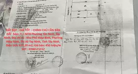 ĐẤT ĐẸP - GIÁ TỐT – CHÍNH CHỦ CẦN BÁN ĐẤT  hẻm 71 CMT8 Phường Tân Ninh, Tây Ninh.