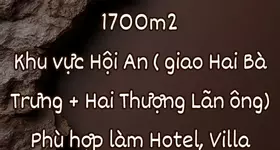 Bán đất nền dt lớn chính chủ Hội An