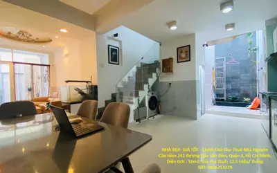NHÀ ĐẸP- GIÁ TỐT - Chính Chủ Cho Thuê Nhà Nguyên Căn Hẻm 241 đường Bến Vân Đồn, Quận 4, Hồ Chí