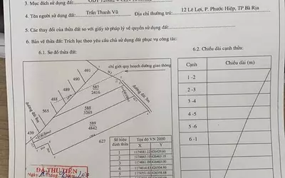 HÓT HÓT ĐẤT ĐẸP – GIÁ TỐT CHÍNH CHỦ CẦN BÁN ĐẤT Tại Xã Mỹ Xuân, Thị Xã Phú Mỹ, Tỉnh Bà Rịa – Vũng