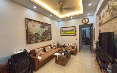 Bán nhà riêng diện tích 44,3m² sổ đỏ trên 48m² sử dụng tại Phường Khương Trung.