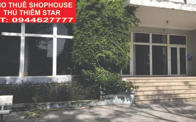CHÍNH CHỦ CHO THUÊ SHOPHOUSE THỦ THIÊM STAR - 3 MẶT TIỀN Bình Trưng Đông, TP. Thủ Đức, HCM