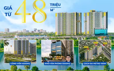 Hàng Hiếm Cạnh Metro: Căn Góc 3PN 1 Căn/Tầng, P.Khách Siêu rộng