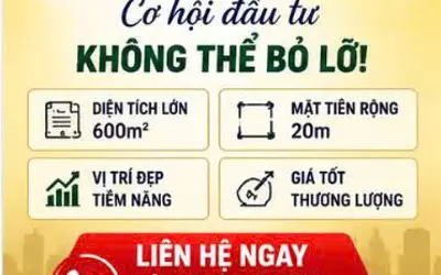 Đất 600m²  HXH  Đặng Văn Bi, TT Thủ Đức ngang 20m, thích hợp xây CHDV Chỉ 60 Ty