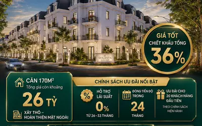 BIỆT THỰ NỘI ĐÔ NAM CƯỜNG DƯƠNG NỘI 2 MỨC GIÁ CHỈ TỪ 150TR/M2