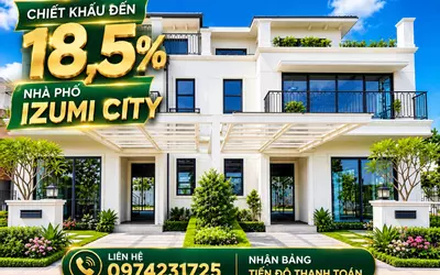 Nhà Phố Izumi City Đồng Nai - Chiết Khấu Đến 18,5%, Đón Đầu Siêu Vùng Kinh Tế Phía Nam