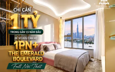 Căn hộ 1PN + The Emerald Boulevard - Một căn hộ, vô số cách tận hưởng - Trả chỉ 1 tỷ/gần 1,5 năm