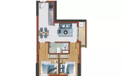 🔥 2PN – 48M² CHỈ 1,4 TỶ FULL VAT | TẦNG CAO – VIEW THOÁNG – NHẬN NHÀ CUỐI 2026