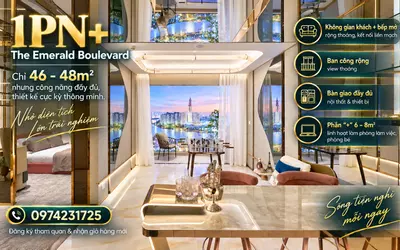 Bước Vào Căn Hộ 1PN+ The Emerald Boulevard, Vì Sao Ai Cũng Bất Ngờ?