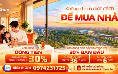 MUA CĂN HỘ THE ASPIRA - CHỌN CÁCH ĐI PHÙ HỢP VỚI DÒNG TIỀN