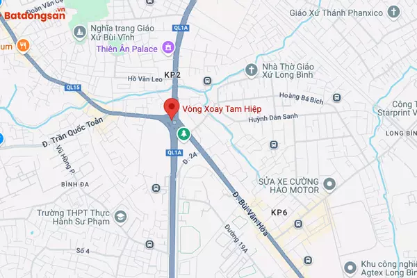 Vòng Xoay Tam Hiệp: Vị Trí, Giao Thông Và Bất Động Sản Xung Quanh