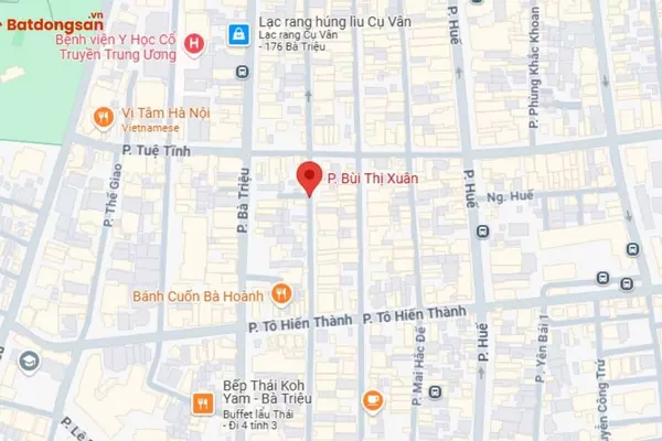Phố Bùi Thị Xuân: Vị Trí, Giao Thông Và Bất Động Sản Xung Quanh