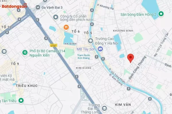 Phố Bùi Xương Trạch: Vị Trí, Giao Thông Và Bất Động Sản Xung Quanh