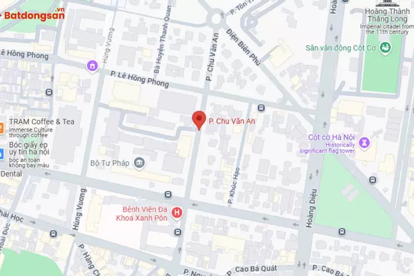 Phố Chu Văn An: Vị Trí, Giao Thông Và Bất Động Sản Xung Quanh