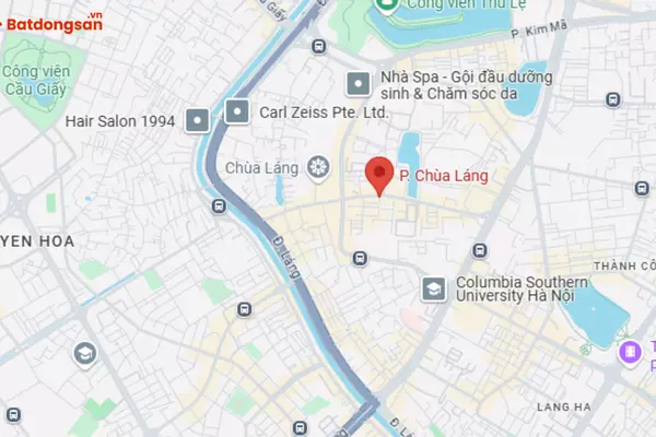 Phố Chùa Láng: Vị Trí, Giao Thông Và Bất Động Sản Xung Quanh