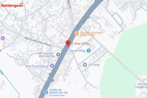 Phố Chùa Thông: Vị Trí, Giao Thông Và Bất Động Sản Xung Quanh