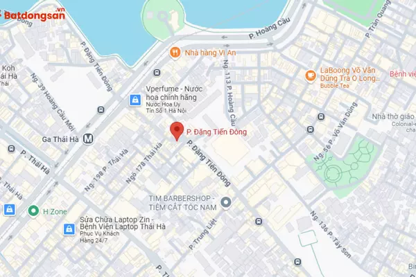 Phố Đặng Tiến Đông: Vị Trí, Giao Thông Và Bất Động Sản Xung Quanh